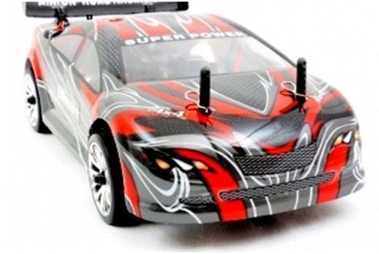 Radio Controlled 1:16 Electric 7.2v Drift King Car 4163 - Carbon Red