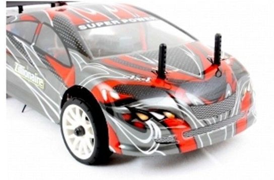 Radio Controlled 1:16 Electric 7.2v Road Warrior Road Car Red Carbon