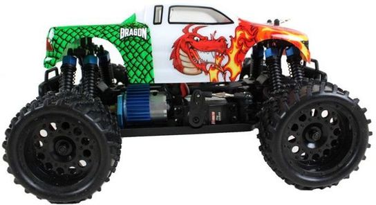 Radio Controlled 1:16 Electric 7.2v Licenced Monster Truck Red Dragon