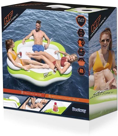 Hydro-Force X3 Island Inflatable - 43111 - 6ft 6in x 69in