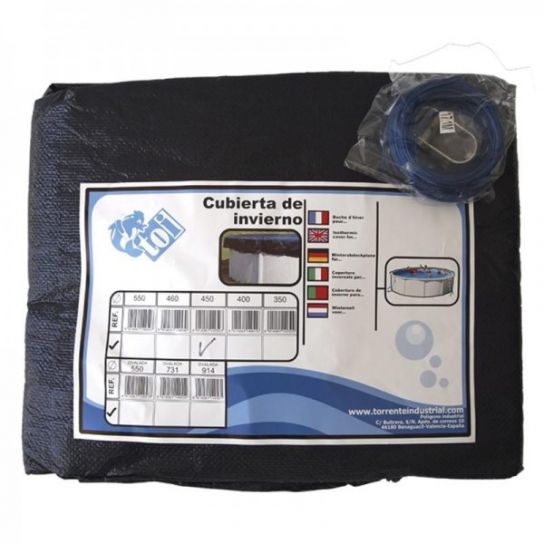 Winter Debris Cover For Splasher & Steel Pools- 5.5 x 3.66 Metre Oval ...