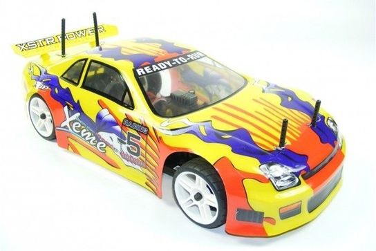 Radio Controlled HSP Electric 1:10 Honda Prelude Touring Car - Yellow