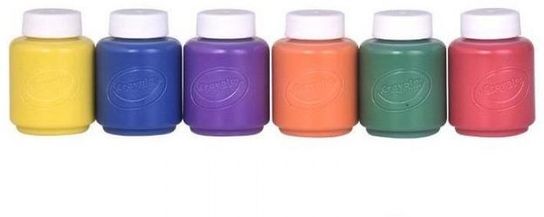 6 Washable Kids Paint by Crayola