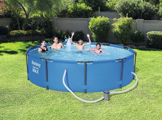 Steel Pro Metal Frame Round Pool - 56408 - 10ft x 30in by Bestway