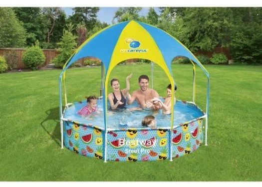 Steel Pro UV Careful 8ft x 20in Splash-in-Shade Play Pool- 56432