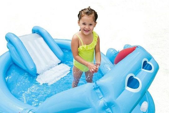 Hippo Play Centre Paddling Pool - 57150NP by Intex