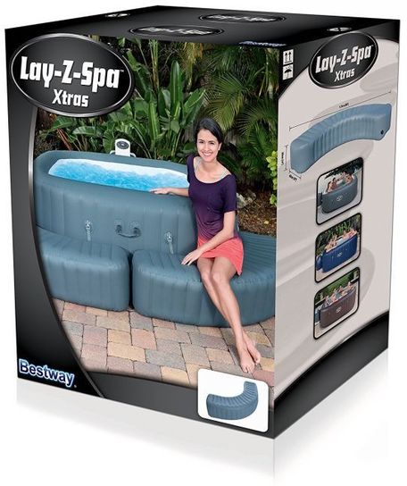 Lay-Z-Spa Inflatable Square Surround 174 x 40 x 35cm - 58466