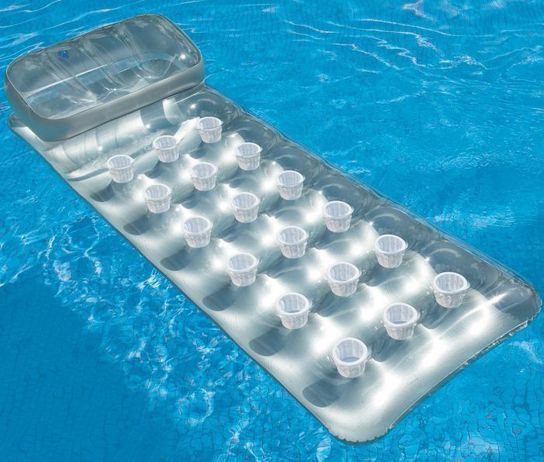 18 Pocket Suntanner Pool Inflatable Lounger