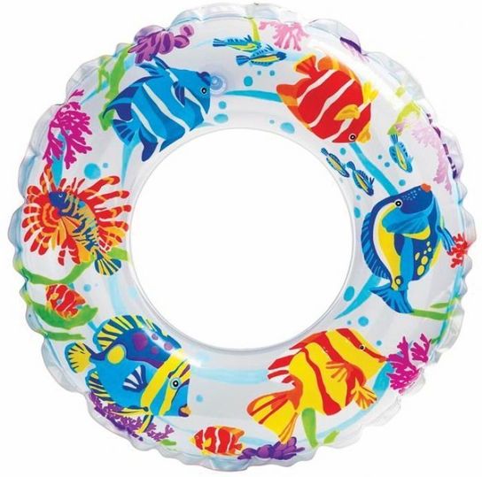 Transparent Ring Pool Inflatable 24"