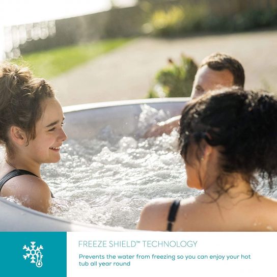 Lay-Z-Spa Vegas Hot Tub Inflatable Spa with Freeze Shield Technology