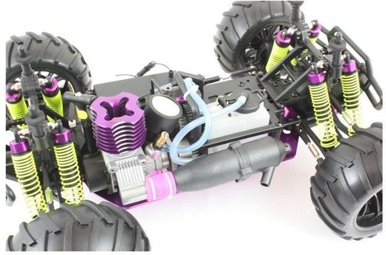 Radio Controlled 1:10 Nitro 6101 Licenced Monster Truck - Swamp Thing