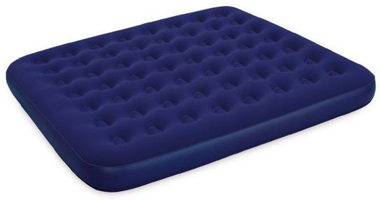 King Flocked Air Bed 80" x 72" by Bestway