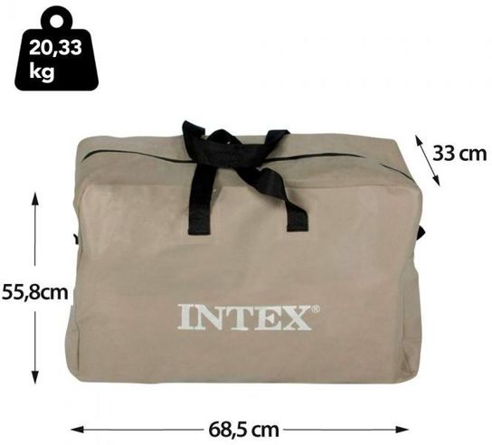 Excursion 4 Boat Set - with oars and pump  - 68324 by Intex