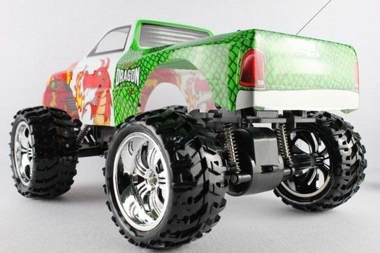 Radio Controlled 1:10 9023 Licenced Monster Truck - Red Dragon