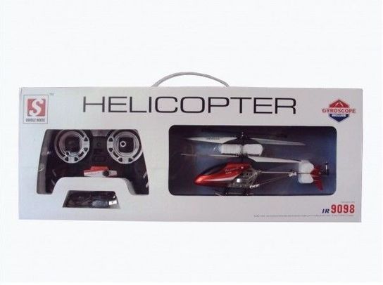 3 Channel Double Horse 9098 Metal Frame Mini RC Helicopter (With Gyro)