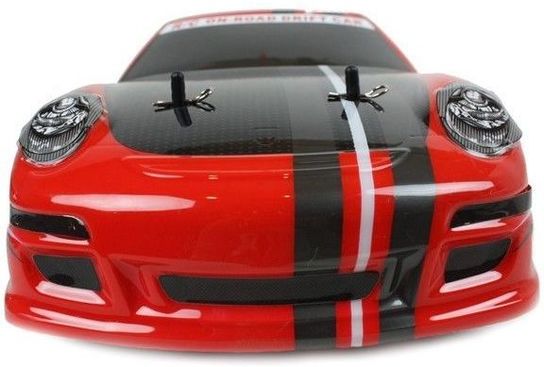 Radio Controlled Nitro Powered 1:10 Scale Porsche - Red
