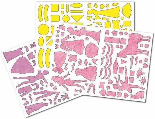 Fuzzy Felt Glitter Princess Set