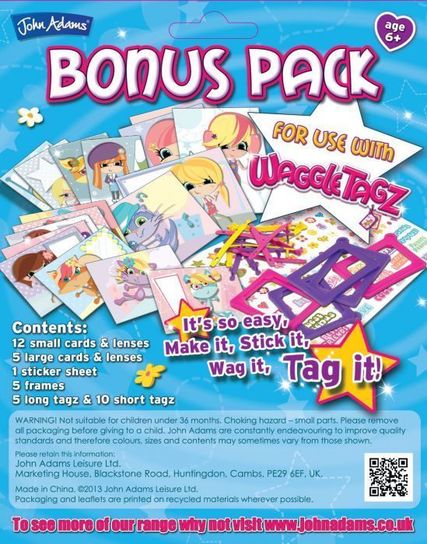 Waggle Tagz Bonus Pack by John Adams