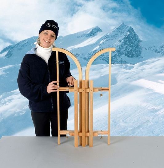 Snow Rodel 90 Folding Wooden Sledge- Pallet Of 32