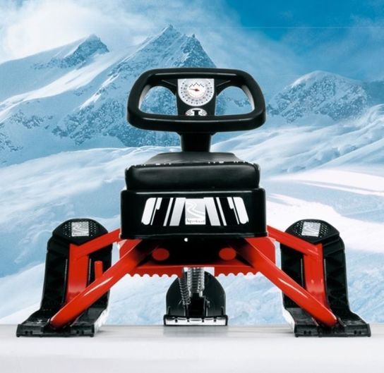 Snow Bike Red Sledge Toboggan 