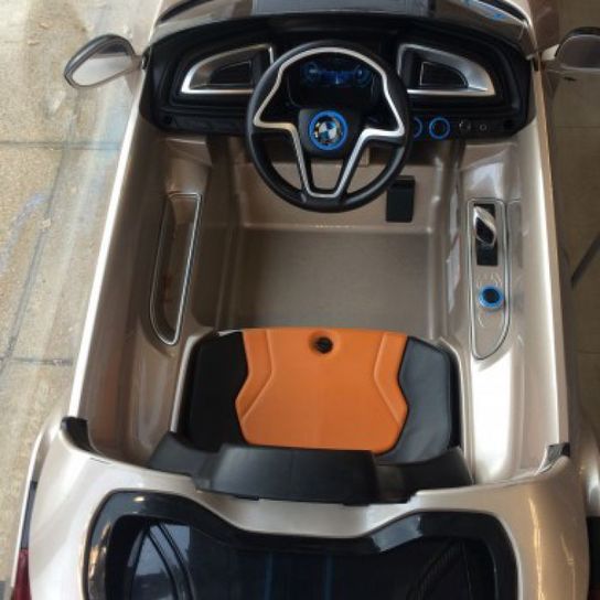 BMW i8 Licensed 12v Ride On Car (Twin 6v) - Champagne