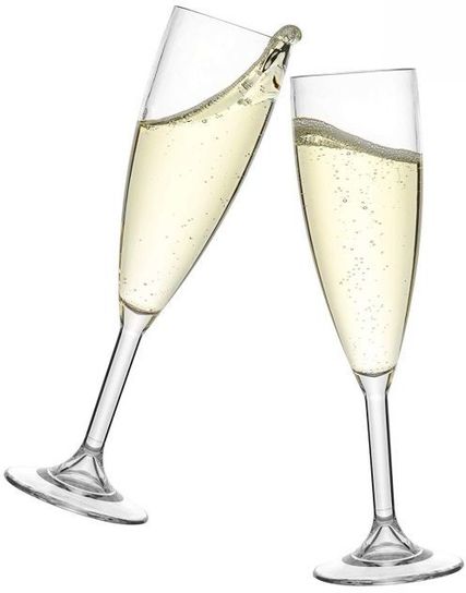 Lay-Z-Spa Premium Polycarbonate Champagne Flutes- Pk.4