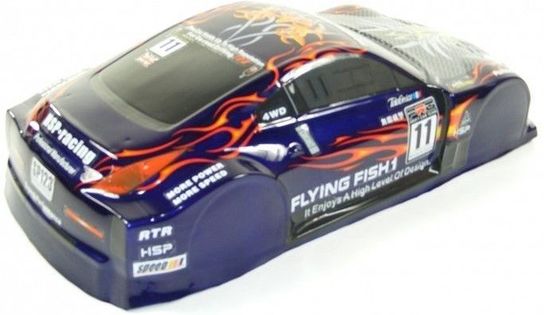 Spare Body for 1:10 Scale Drift Car - Nissan 350Z Blue 