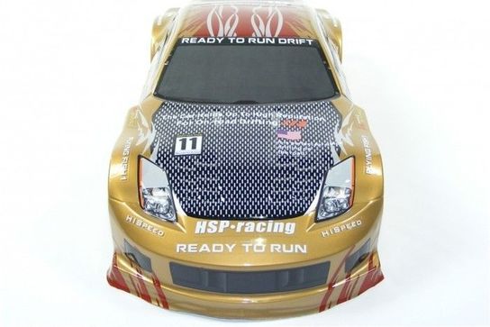 Spare Body for 1:10 Scale Drift Car - Nissan 350Z Gold