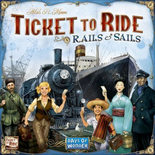 Ticket to Ride Rails and Sails Board Game