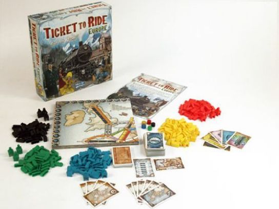Ticket to Ride Europe Board Game
