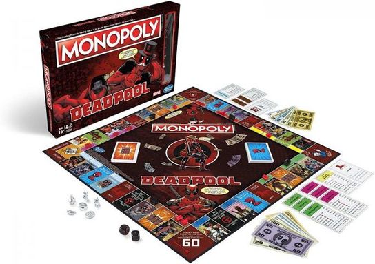 Hasbro Monopoly Deadpool Board Game