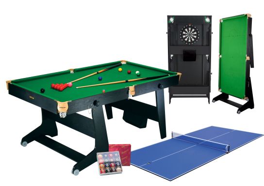 6ft Folding Snooker/Pool Table (FS-6) by BCE