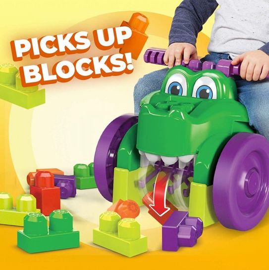 Mega Bloks Ride n Chomp Croc