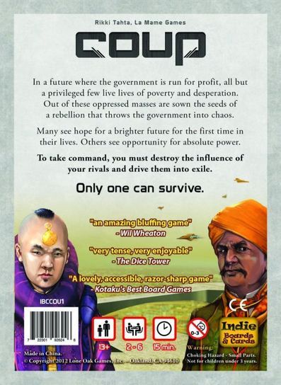 Coup Card Game