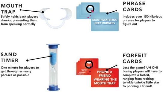 Mouth Trap the Speak Out Loud Talking Mouthpiece Game