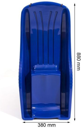 Snow Blue Sledge Toboggan