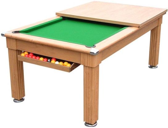 Traditional Diner Slate Bed Pool Table 7ft