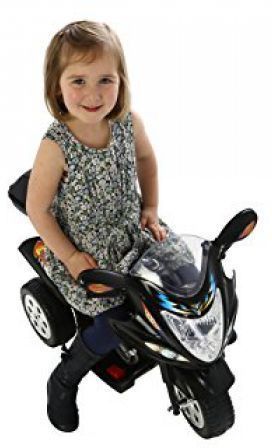 Childrens Trike 6v Ride On Toy - BLACK