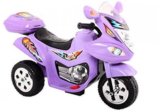 Childrens Trike 6v Ride On Toy - Purple