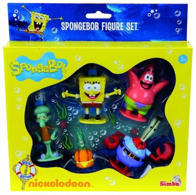 Simba Spongebob 5 Character Figures