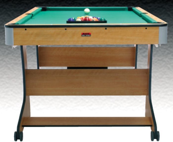 BCE 6ft Folding Pool Table Splash & Relax