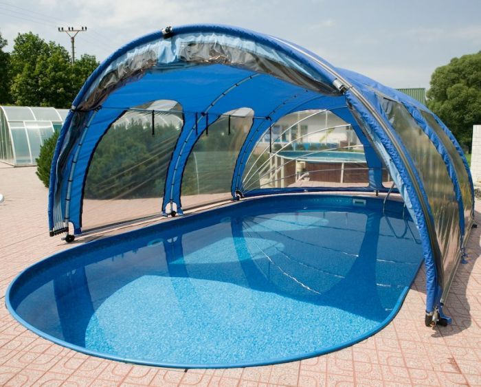 portable pool enclosure