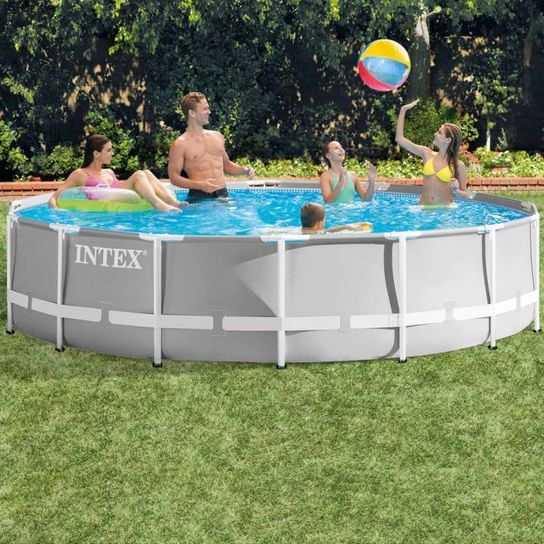 Intex Prism Metal Frame Round Pool 14ft x 42in - 26720NP