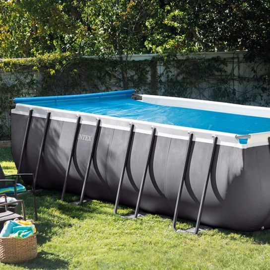 Intex Aluminum Base Solar Pool Cover Reel 