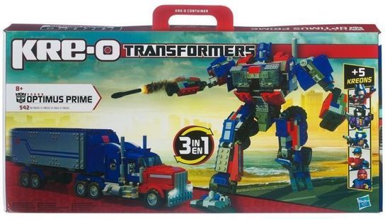 KRE-O Transformers Optimus Prime With Twin Cycles