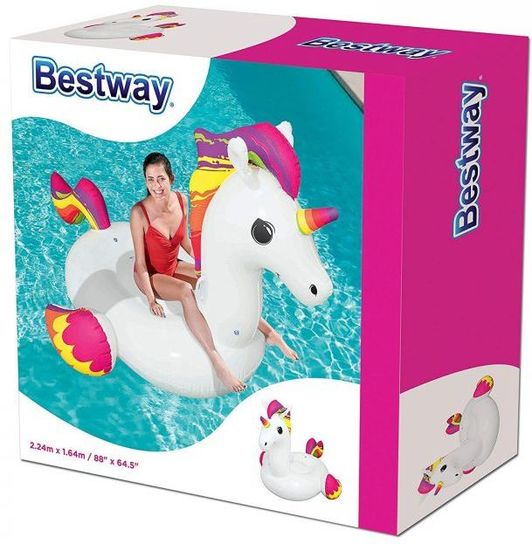 Bestway Supersized Unicorn Rider Inflatable Pool Toy  