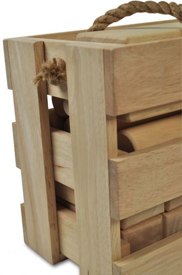 Kubb Original Red King In Wooden Box