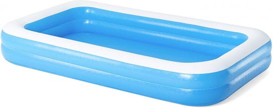 Blue Rectangular Family Paddling Pool 10ft x 6ft x 18in