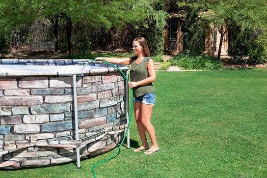 Power Steel Comfort Jet Pool - 56719 - 20ft x 12ft x 48in by Bestway