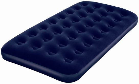 Twin Flocked Air Bed 74" x 39" by Bestway